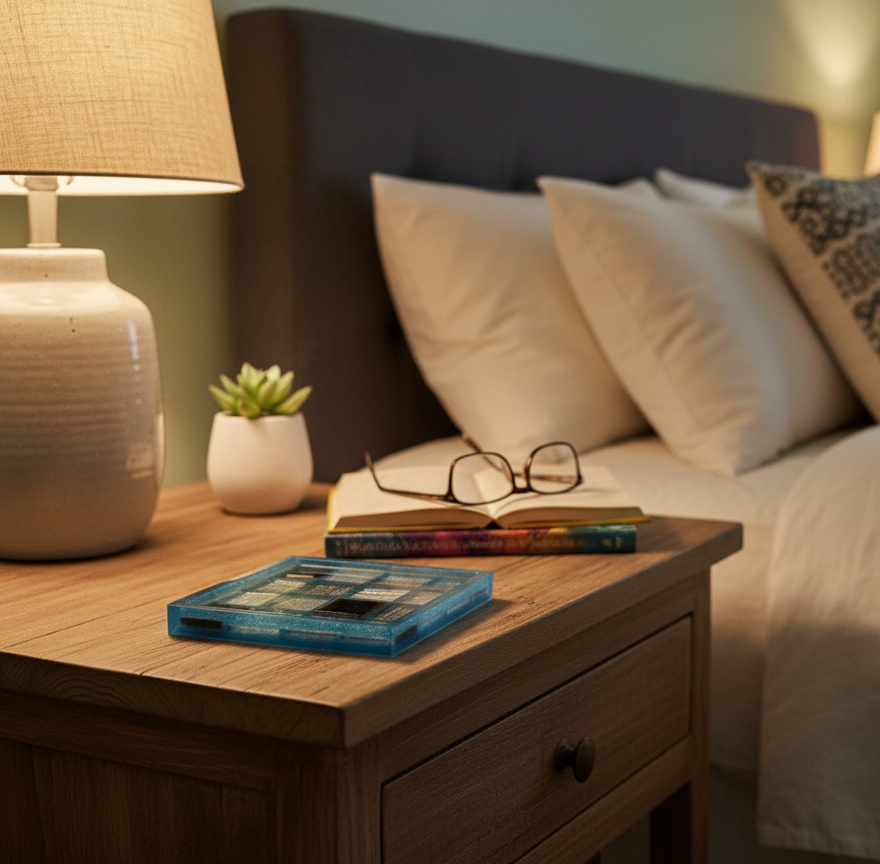 Sunset Blue Coaster/ Trinket tray