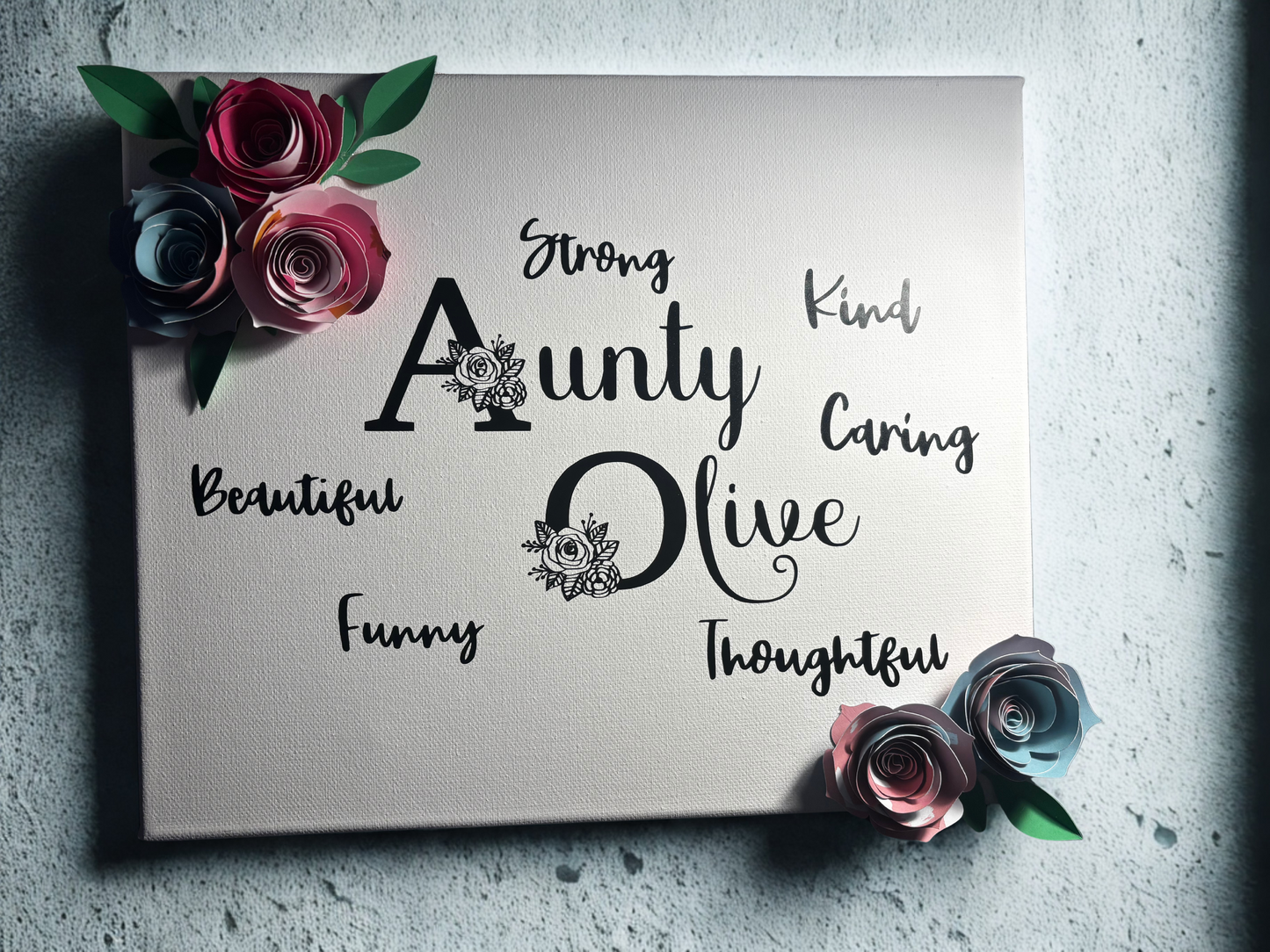 Aunty wall art canvas